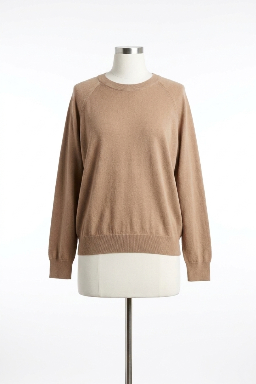 NEW PERFECTWHITETEE alexi crewneck sweatshirt in mocha